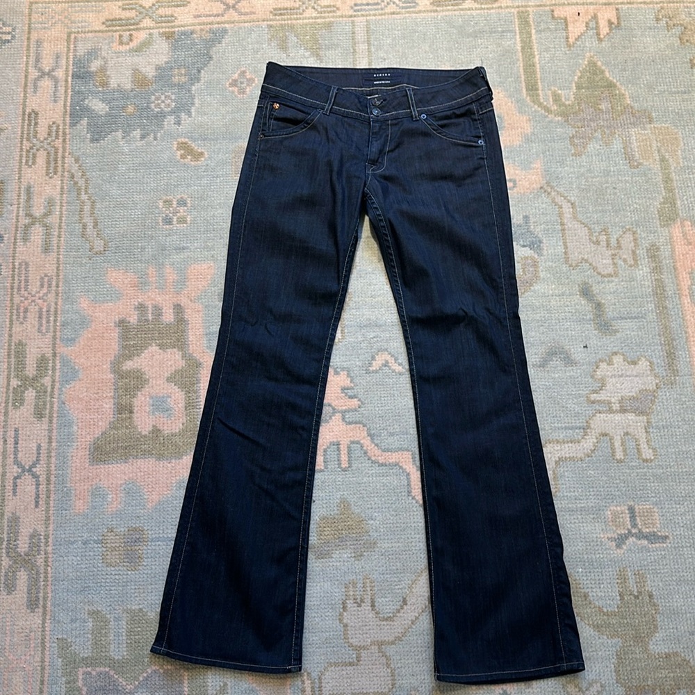 Hudson flare jeans in dark wash size 30